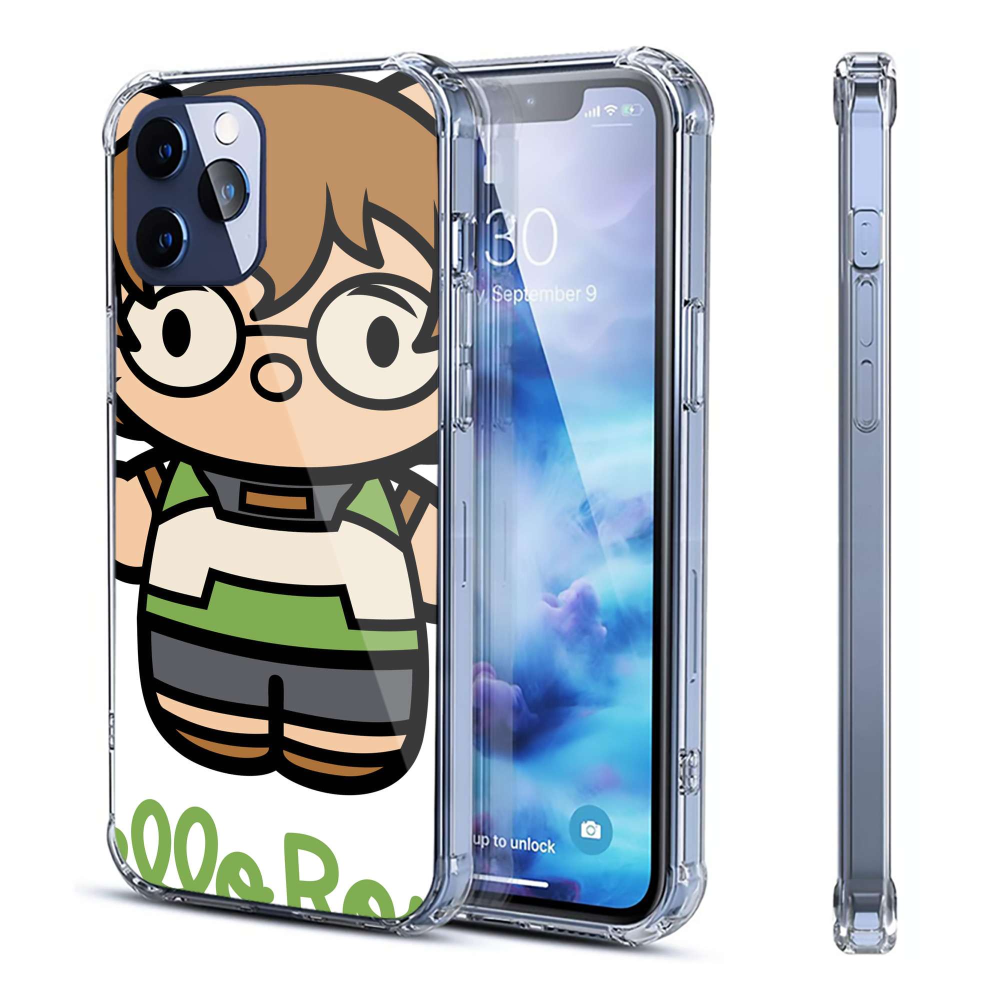 （画像用） Hello Kitty ハローキティ 【iPhone 12シリーズ対応】透明スマホケース（クリアソフトケース）